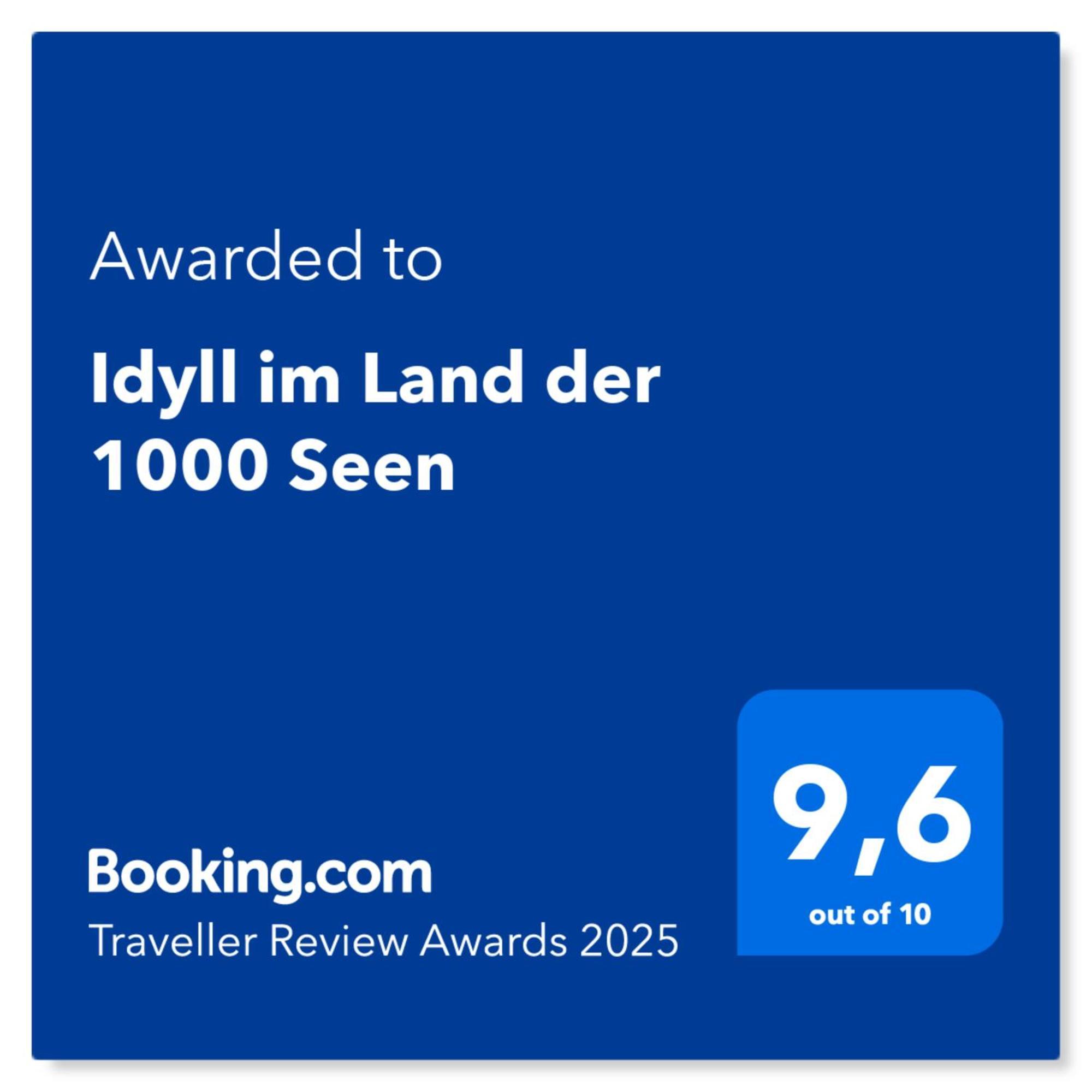 Idyll Im Land Der 1000 Seen Liessow  Eksteriør billede